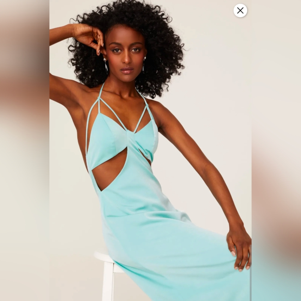 SIPOS Butterfly Slip Dress Size Large